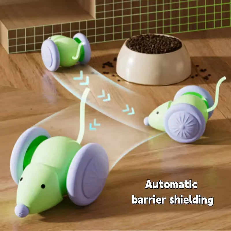 Voiture Souris Électrique pour Chat 🐾