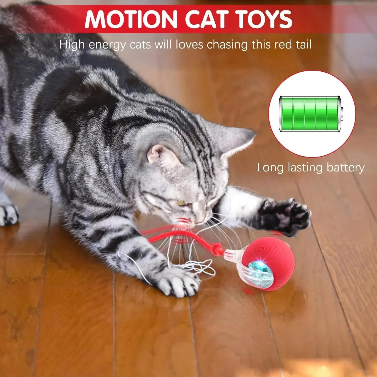 Balle Roulante Automatique pour Chat 🐾