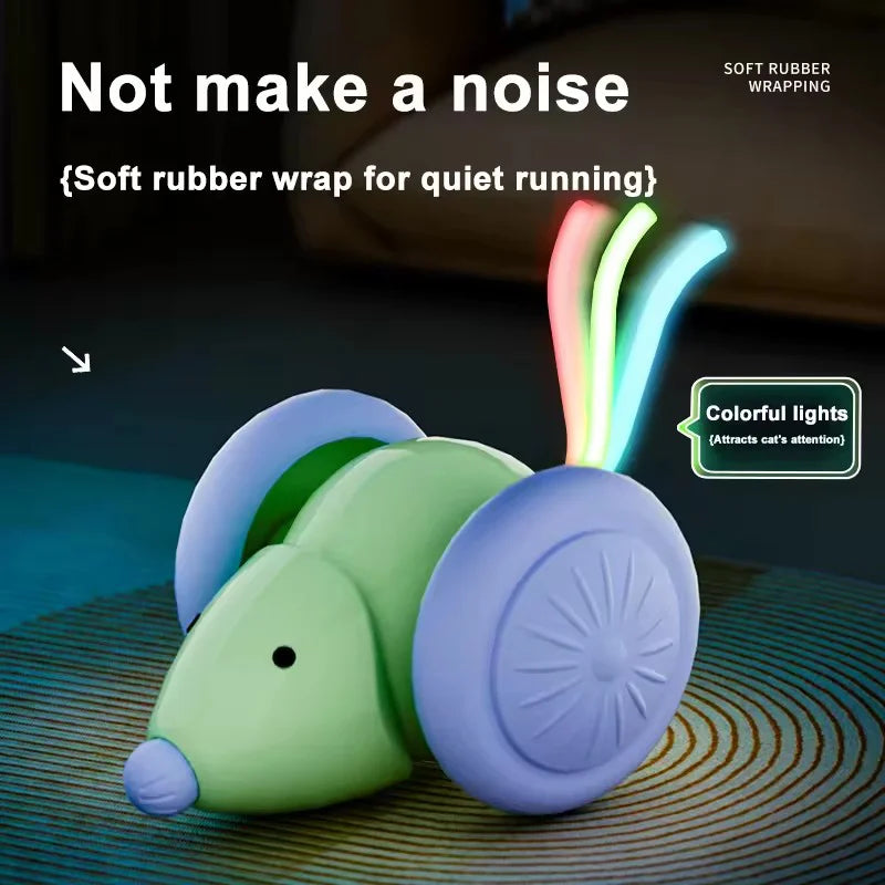Voiture Souris Électrique pour Chat 🐾