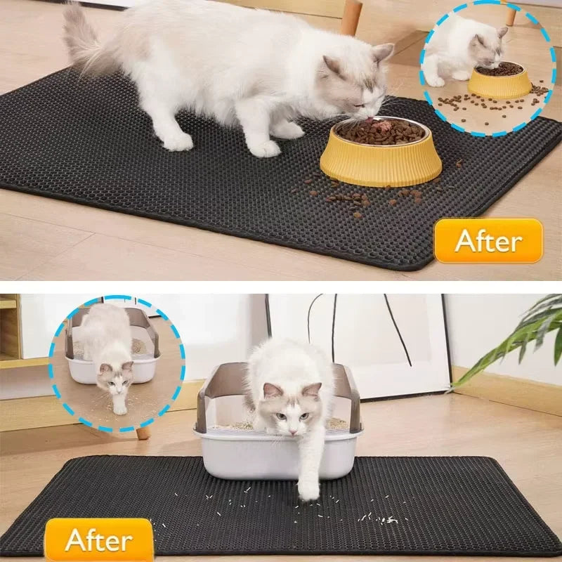 Tapis de Litière Impérméable Double Couche 🐾