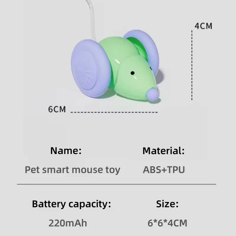 Voiture Souris Électrique pour Chat 🐾