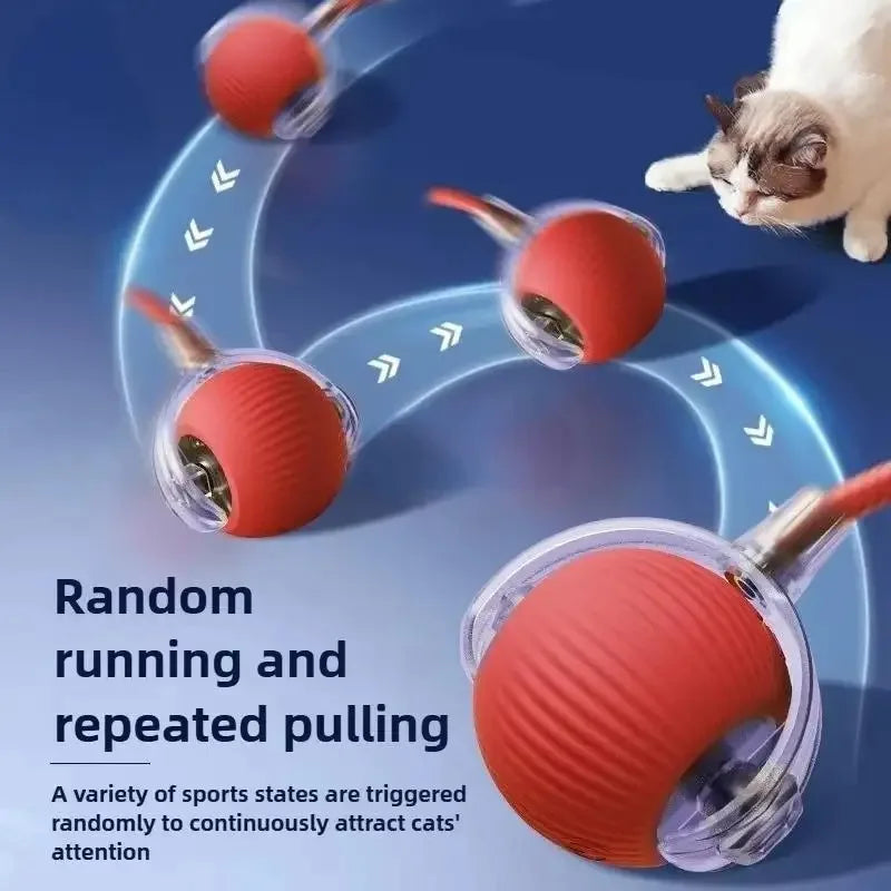 Balle Roulante Automatique pour Chat 🐾