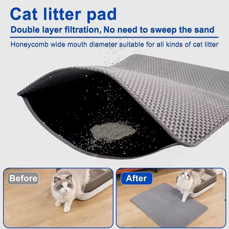 Tapis de Litière Impérméable Double Couche 🐾