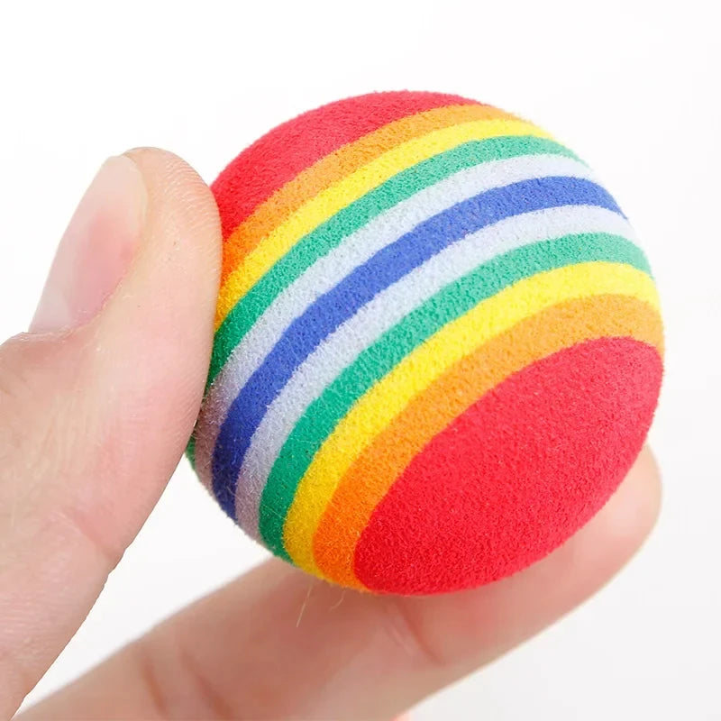 Balles Arc-en-Ciel pour Chat 🐾